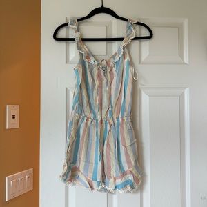 Striped romper